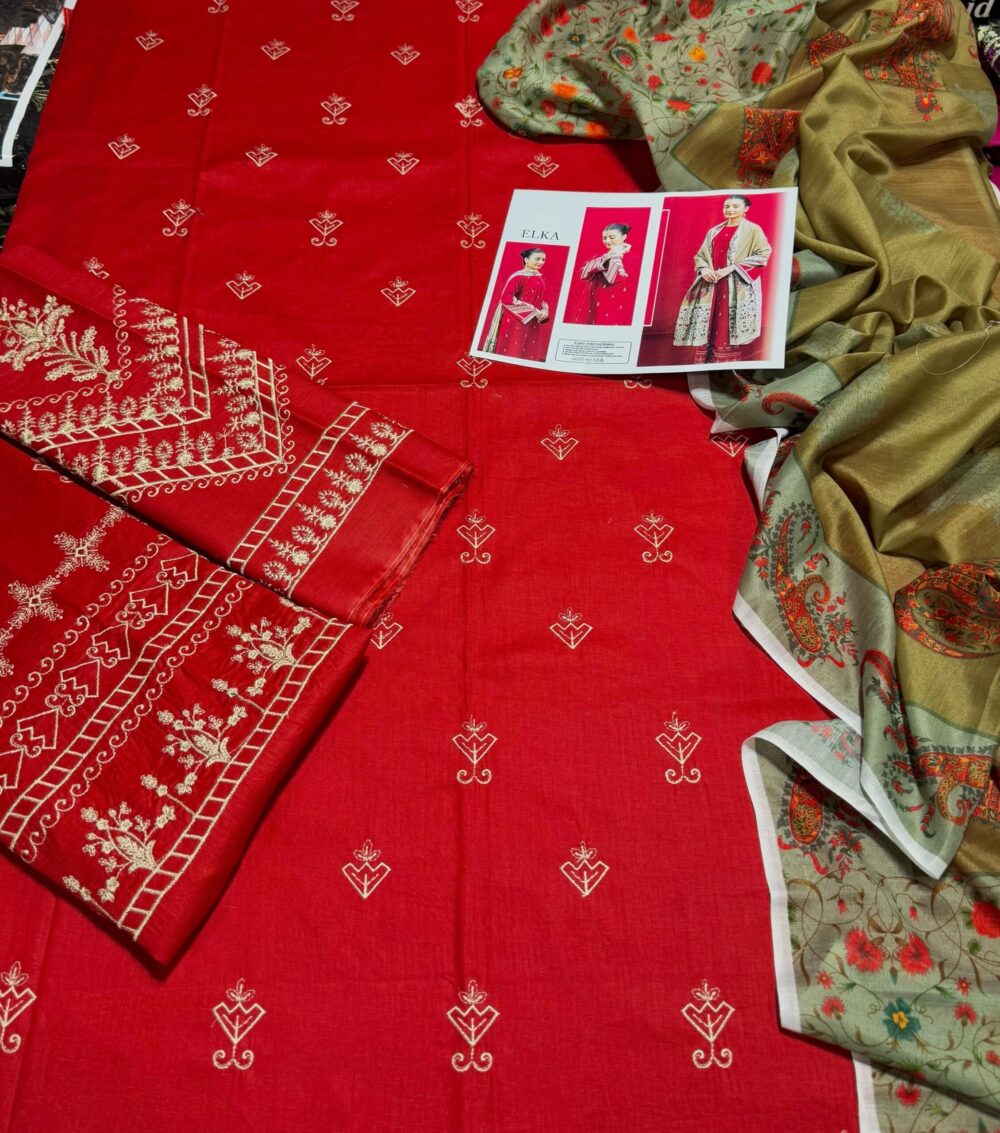 3 pc lawn suit - Image 2