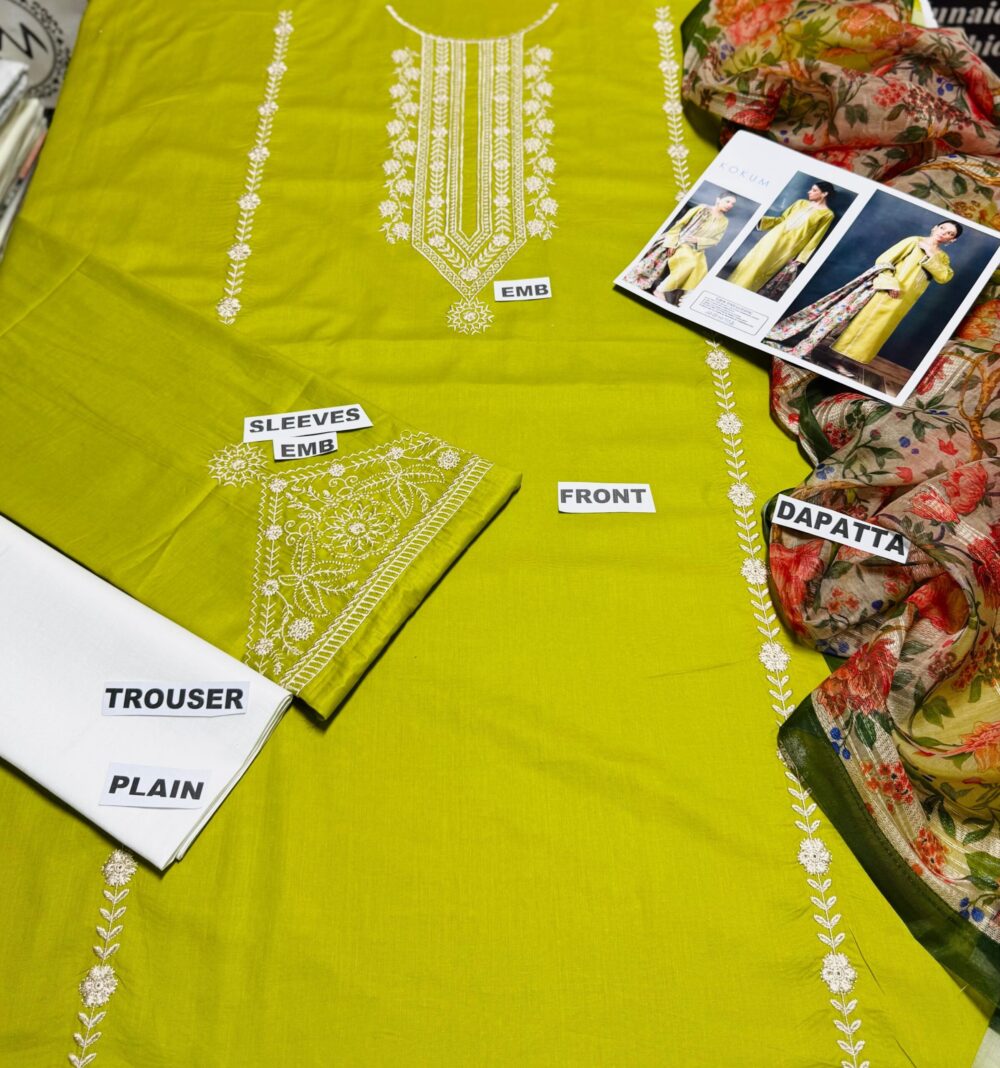3 pc lawn suit - Image 2