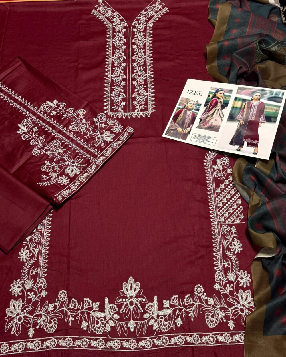 3 pc lawn suit - Image 2