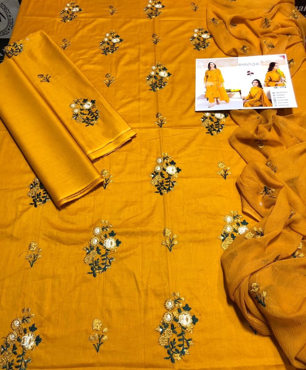 3 pc lawn suit - Image 2