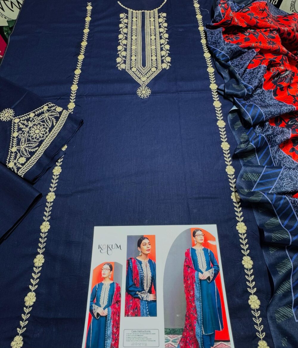 3 pc lawn suit - Image 4