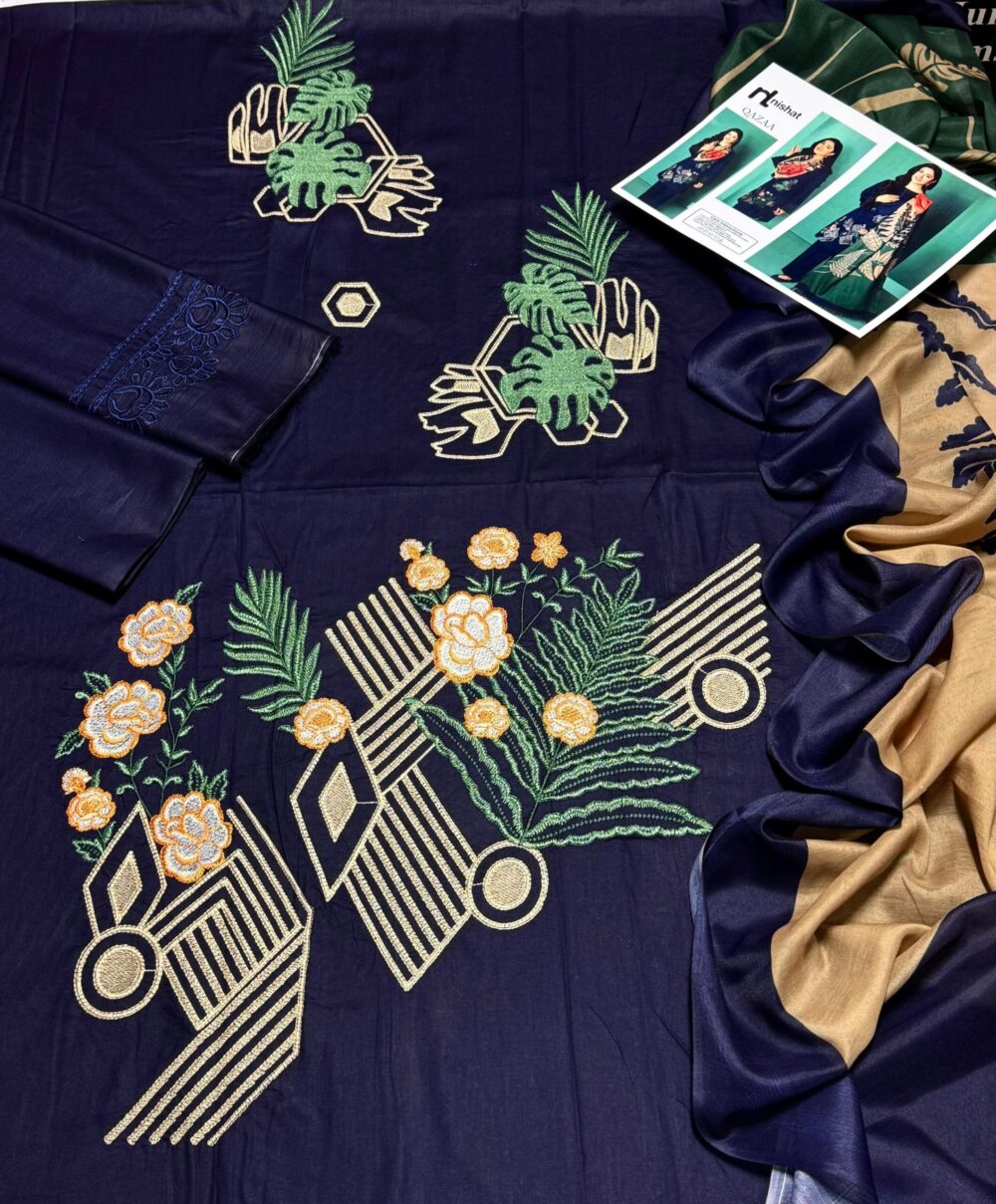 3 pc lawn suit - Image 2