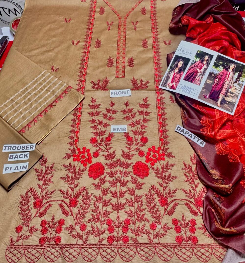3 pc lawn suit - Image 2